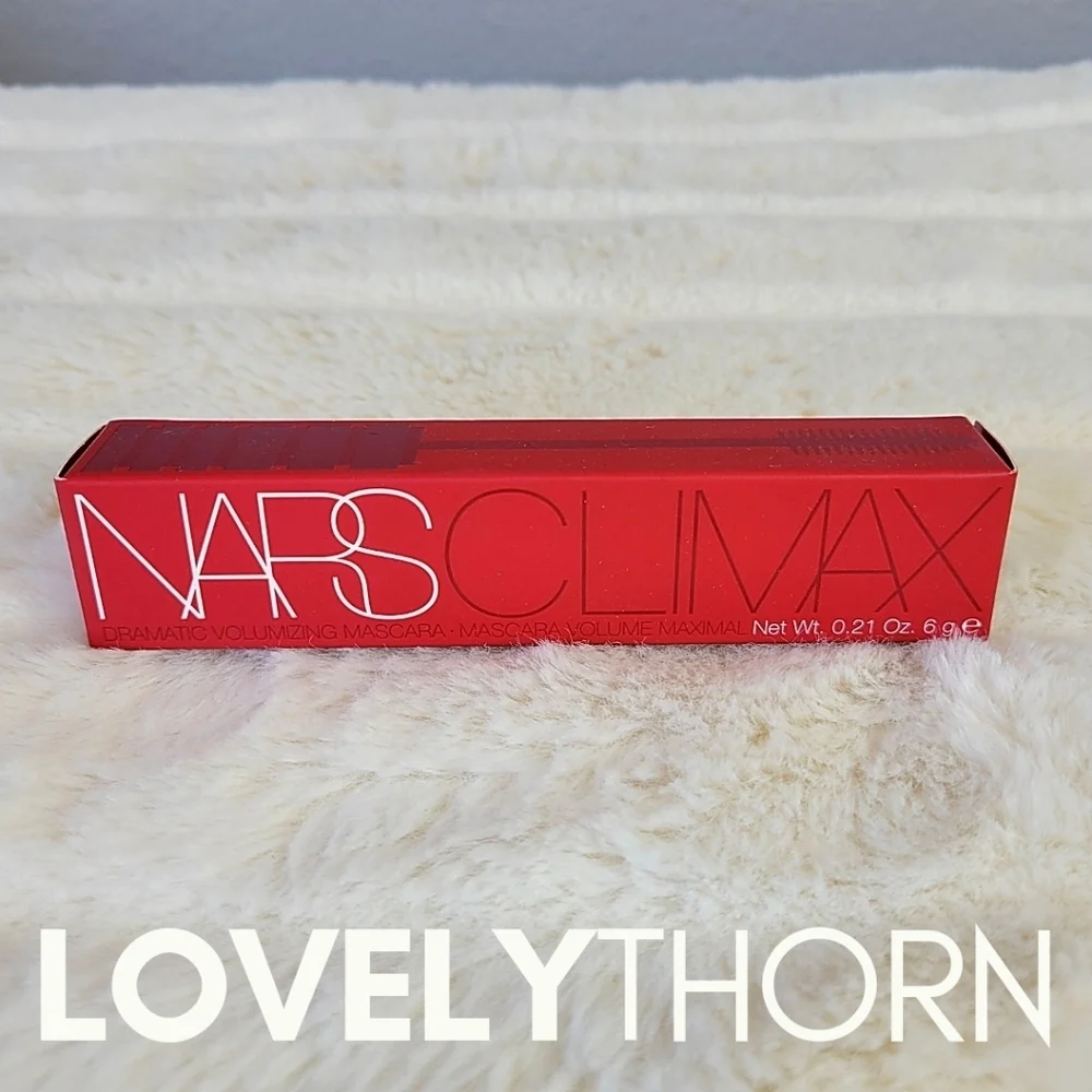 NARS // climax mascara buildable clump flake & smudge resistant black .21 oz.